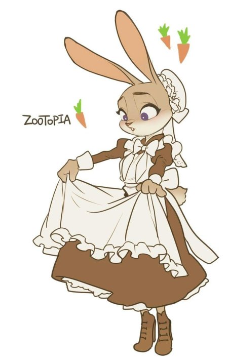 Кролик из зверополиса белый