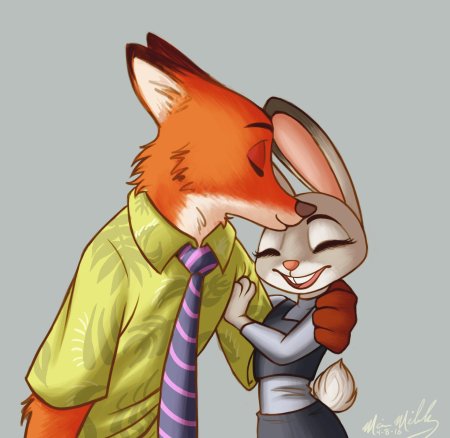 Зверополис ник и джуди любовь