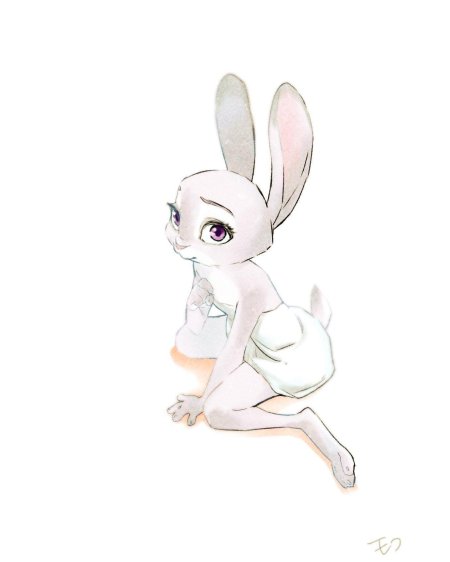 Белый кролик из мультика зверополис