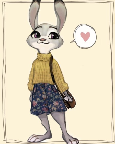 Джуди хоппс человек арт