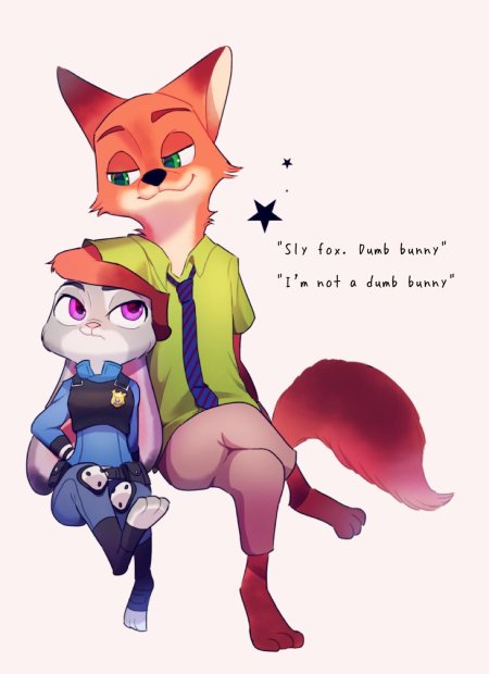 Джуди хоппс и ник уайльд