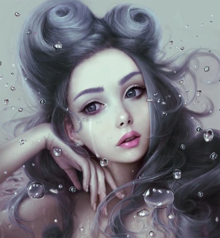 Девушка арт