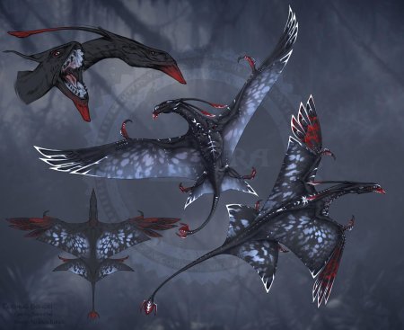 Дракон виверн референс