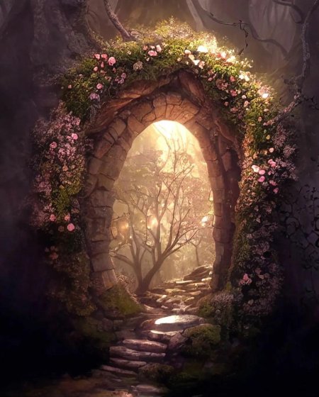 Дверь сказочная