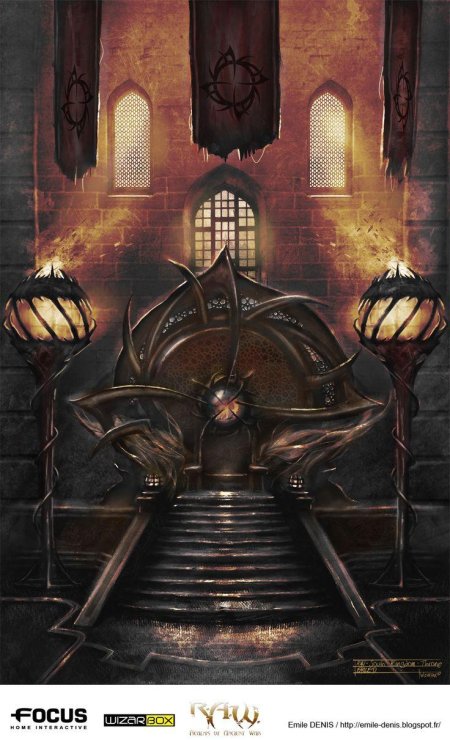 Тронный зал игра престолов арт