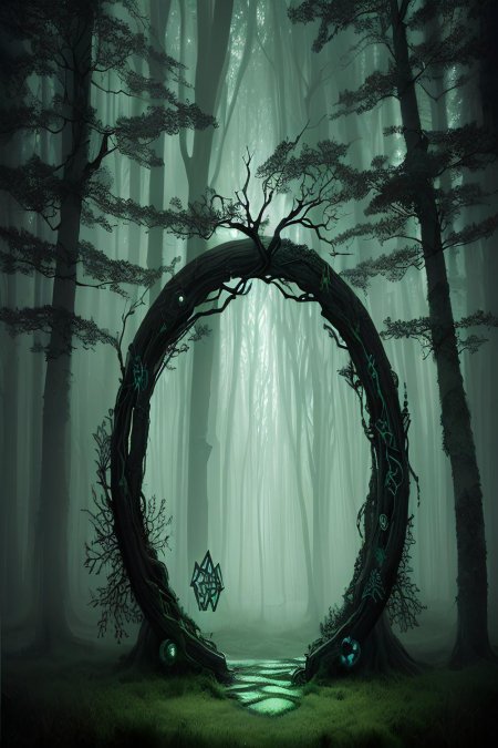 Зеркало в лесу