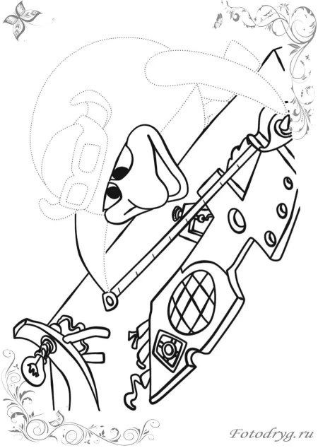 Смешарики раскраска