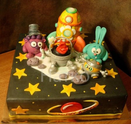 Торт шаролет смешариков