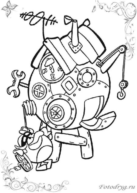 Смешарики биби железная няня