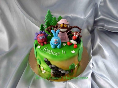 Смешарики торт