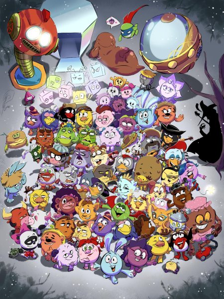 Все персонажи смешарики