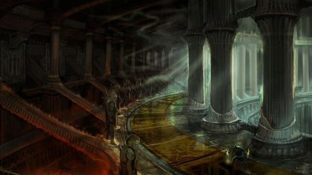 Подземный город фэнтези