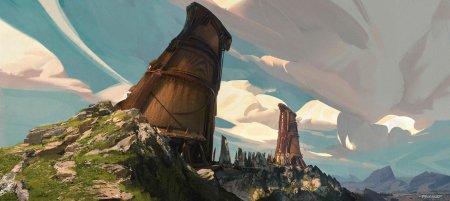 Сторожевая башня фэнтези арт концепт