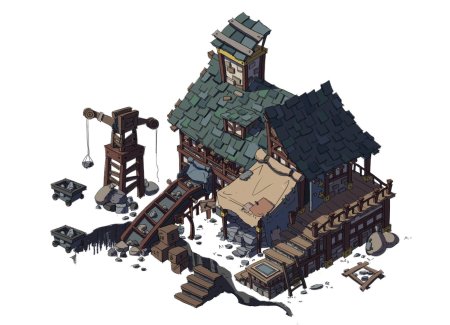 Средневековая кузница концепт