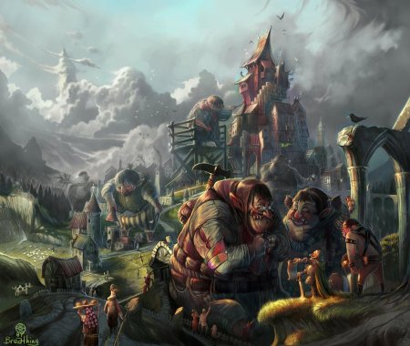 Орк фэнтези арт