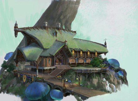 Усадьба фэнтези арт концепт