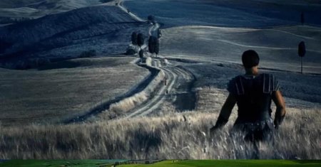 Рассел кроу гладиатор в поле