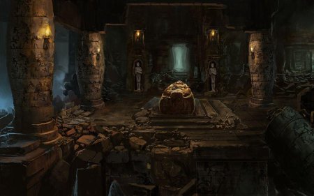 Крипта склеп концепт