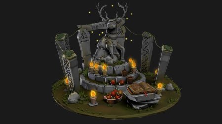 Жертвенный алтарь арт