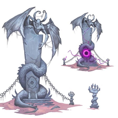 Магическая статуя