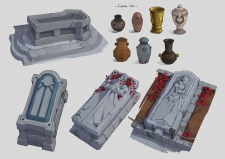 Крипта склеп концепт