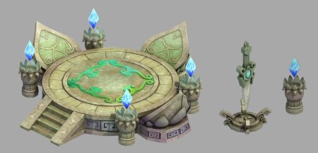 Алтарь 3д референс