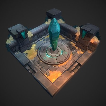 Алтарь фэнтези кристалл