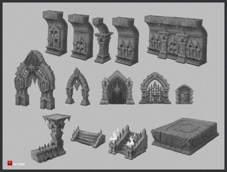 Dungeons 3 концепт арт