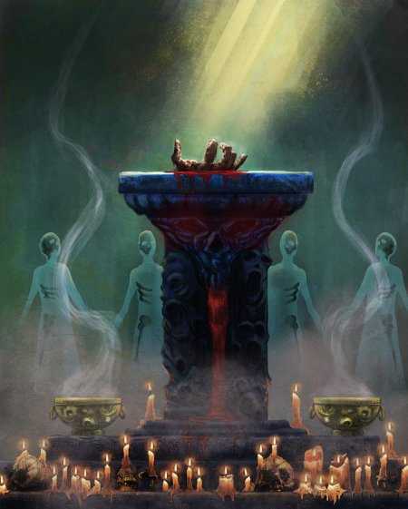 Жертвенный алтарь арт