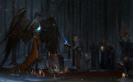 Ритуал культистов фэнтези арт