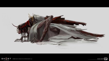 Призрак цусимы концепт арт