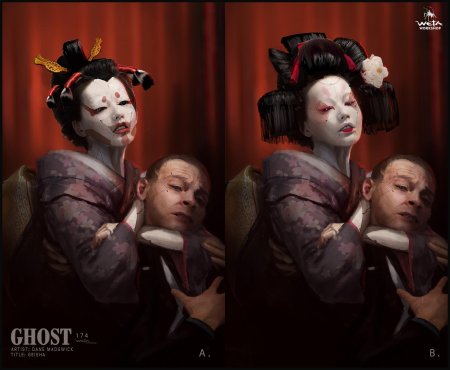 Ghost in the shell 2017 гейша