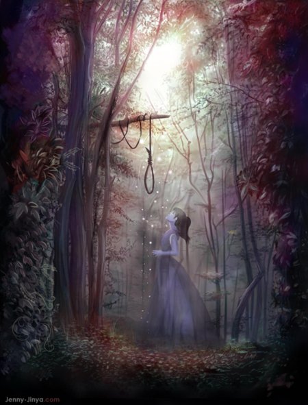 Девушка на качели