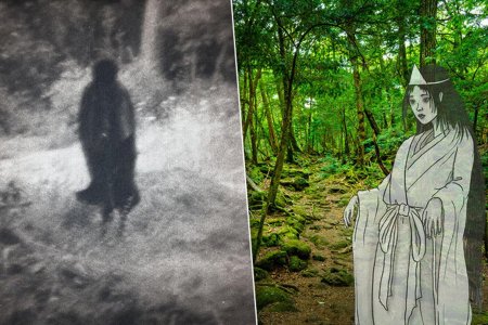 Лес аокигахара япония мистика