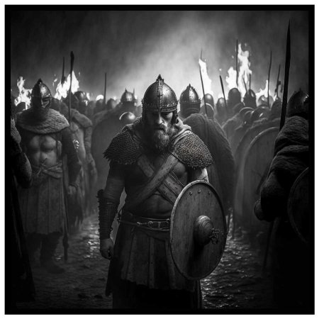 Славянский воин арт