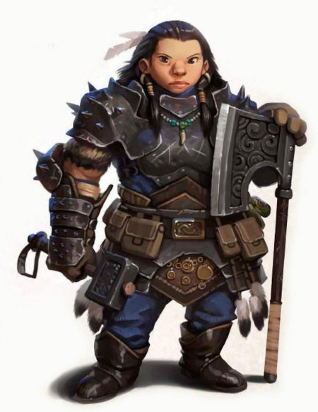 Дварф воин pathfinder