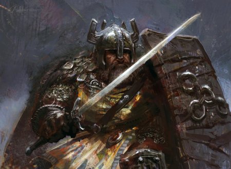 Дворф рыцарь фэнтези арт