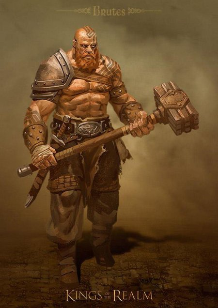 Полуорк варвар днд