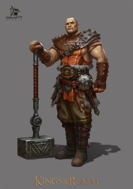 Полуорк варвар днд