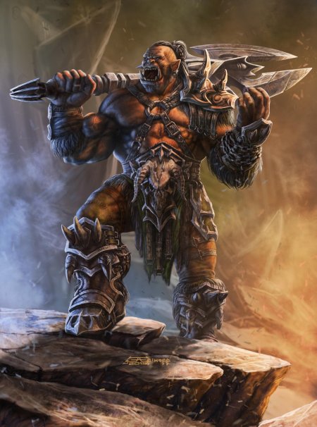 Орк воин варкрафт