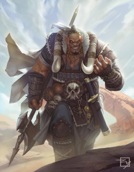 Полуорк паладин