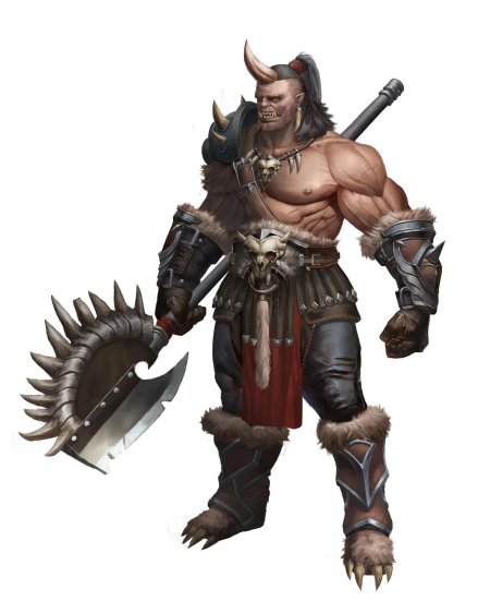 Орк варвар днд