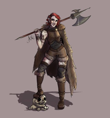 Полурослик варвар днд