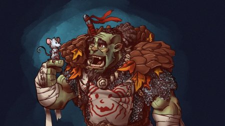 Полуорк паладин