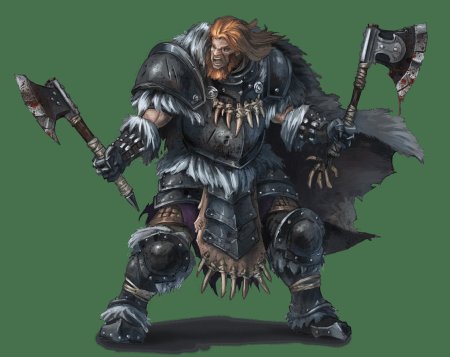 Полуорк варвар днд