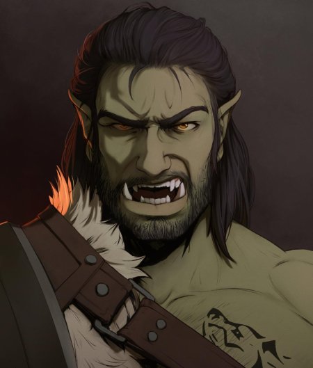 Полуорк полуэльф толкин