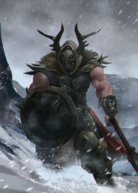 Викинг воин скандинавов