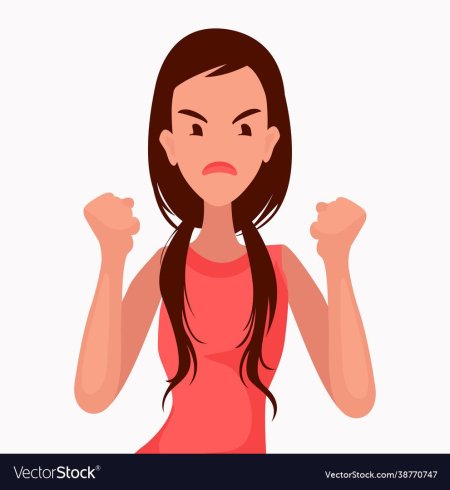 Удивленная женщина рисунок