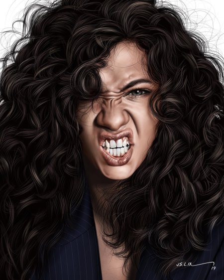 Девушка злая