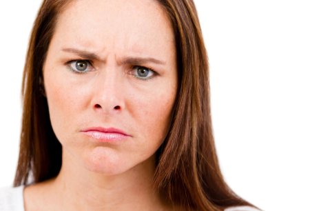 Сердитая женщина